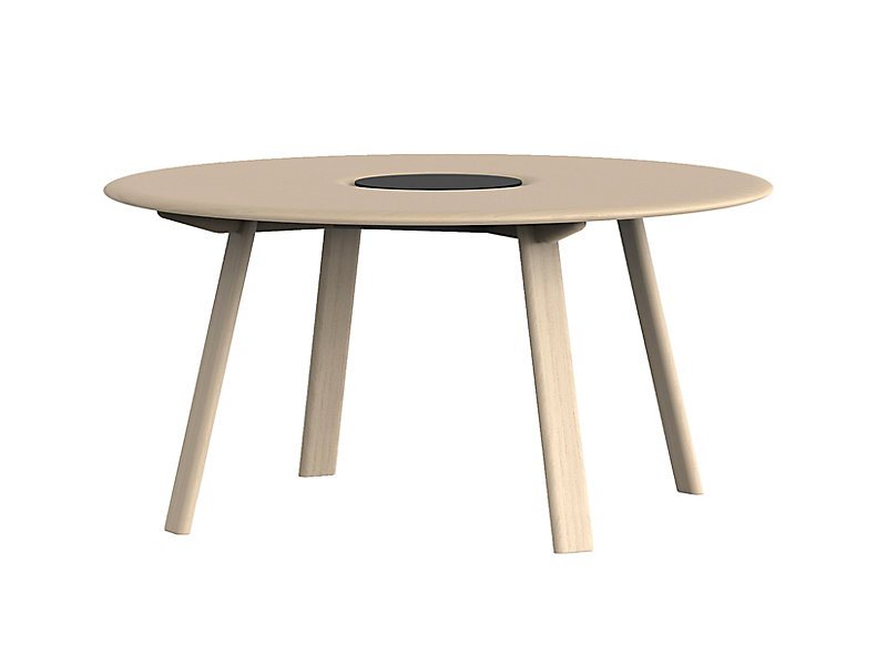 HBF Ami Round Conference Table with Power